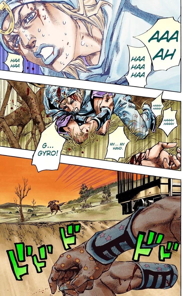 JoJo's Bizarre Adventure Part 7 - Steel Ball Run (Official Colored) Chapter 81 page 32 - Chapter 81: D4C Part 14 -Love Train-