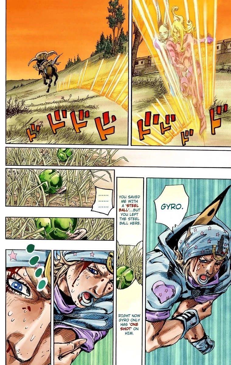 JoJo's Bizarre Adventure Part 7 - Steel Ball Run (Official Colored) Chapter 81 page 33 - Chapter 81: D4C Part 14 -Love Train-