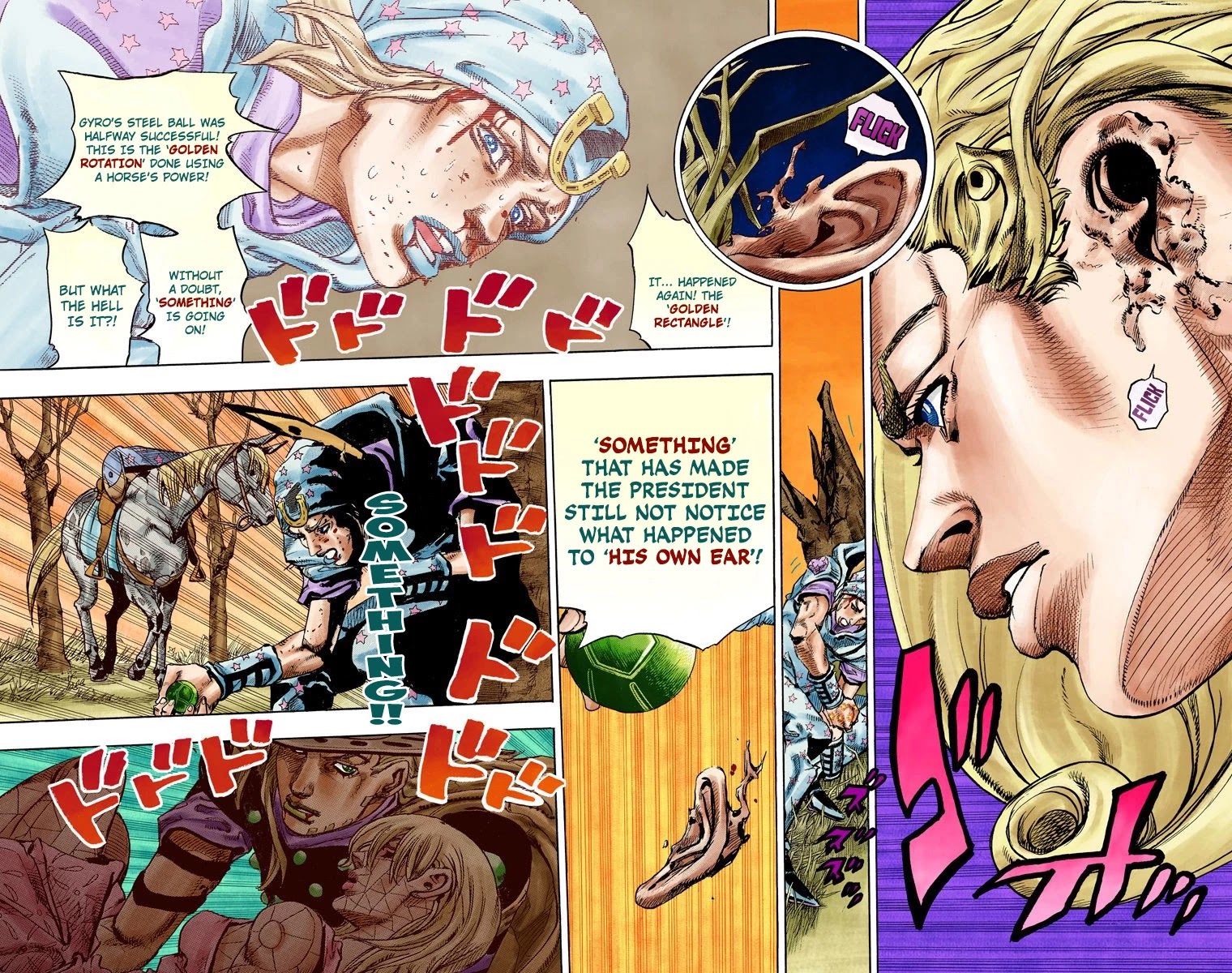 JoJo's Bizarre Adventure Part 7 - Steel Ball Run (Official Colored) Chapter 81 page 37 - Chapter 81: D4C Part 14 -Love Train-