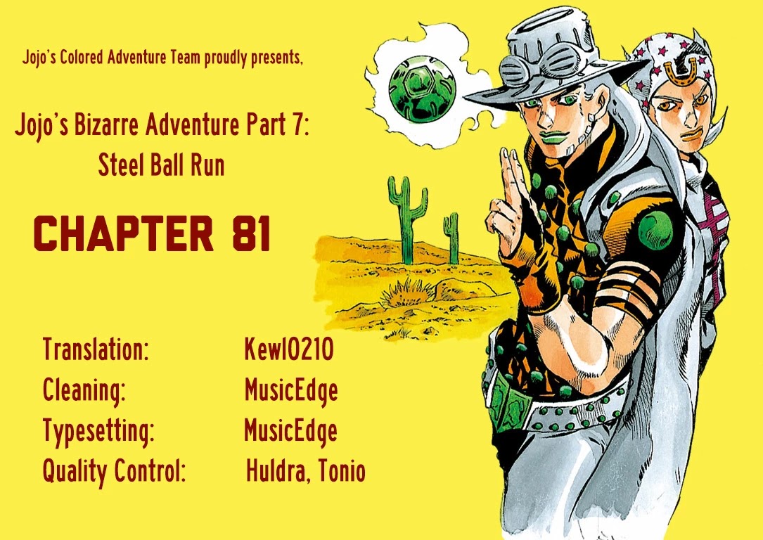 JoJo's Bizarre Adventure Part 7 - Steel Ball Run (Official Colored) Chapter 81 page 38 - Chapter 81: D4C Part 14 -Love Train-