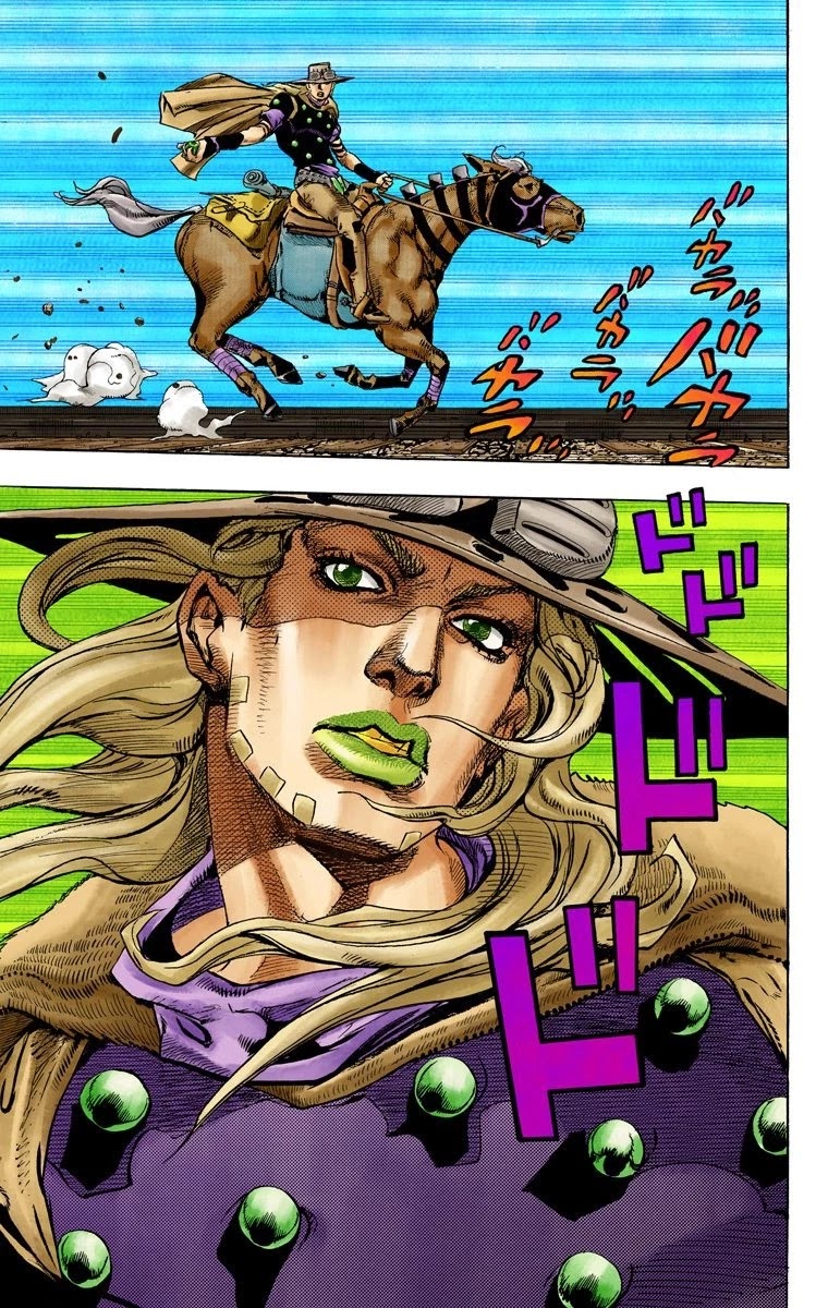 JoJo's Bizarre Adventure Part 7 - Steel Ball Run (Official Colored) Chapter 81 page 7 - Chapter 81: D4C Part 14 -Love Train-