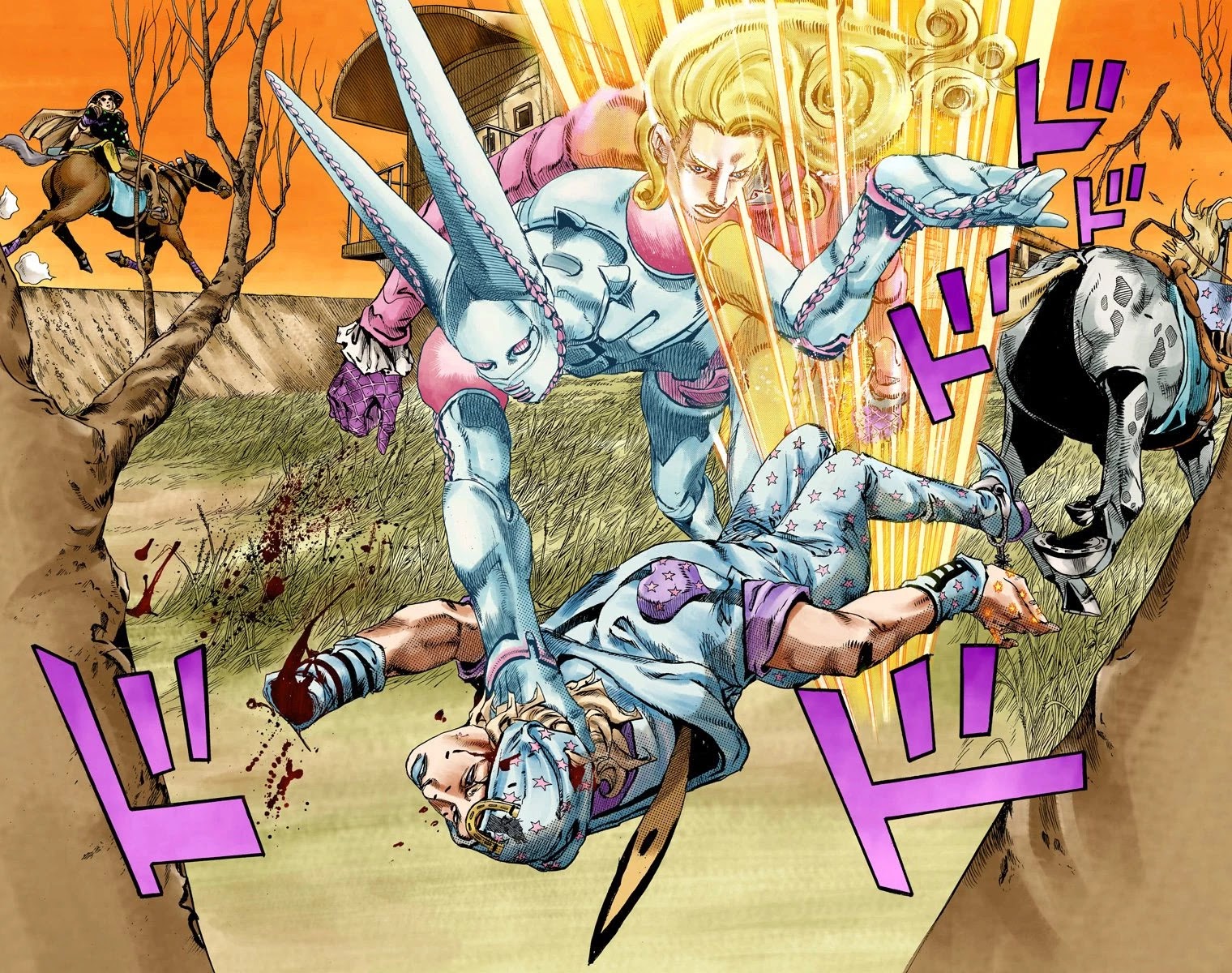 JoJo's Bizarre Adventure Part 7 - Steel Ball Run (Official Colored) Chapter 81 page 9 - Chapter 81: D4C Part 14 -Love Train-
