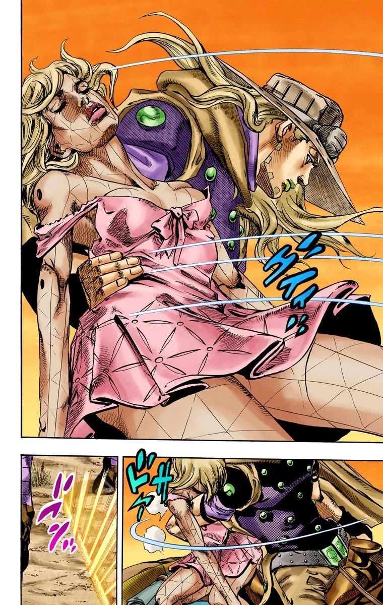 JoJo's Bizarre Adventure Part 7 - Steel Ball Run (Official Colored) Chapter 82 page 15 - Chapter 82: D4C Part 15 -Love Train-