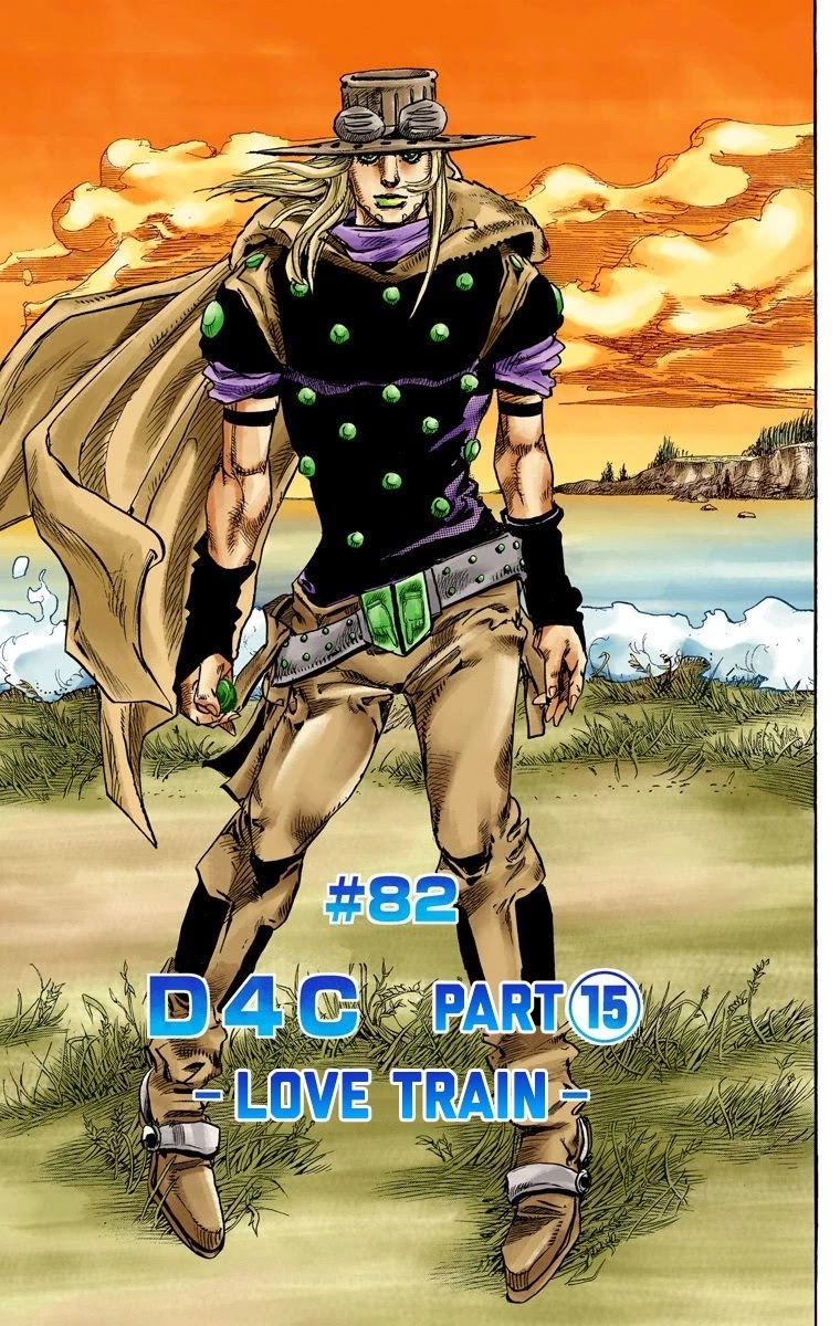 JoJo's Bizarre Adventure Part 7 - Steel Ball Run (Official Colored) Chapter 82 page 2 - Chapter 82: D4C Part 15 -Love Train-