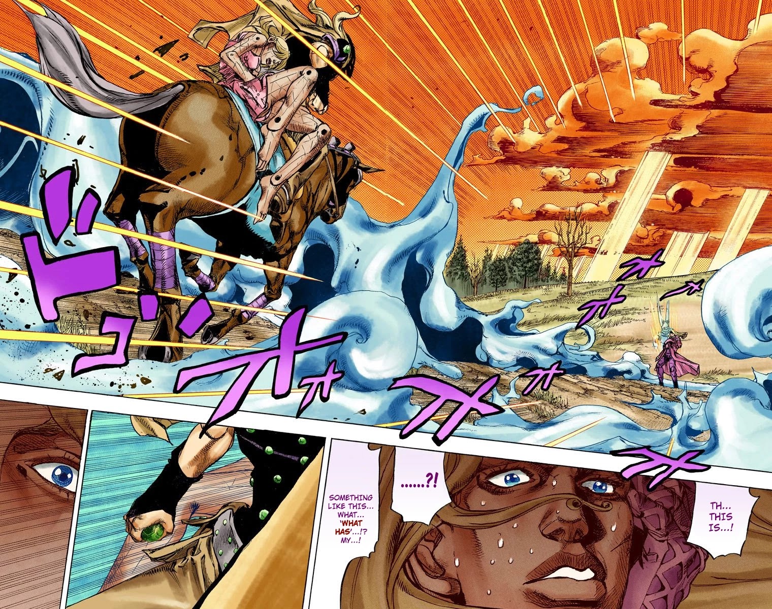 JoJo's Bizarre Adventure Part 7 - Steel Ball Run (Official Colored) Chapter 82 page 22 - Chapter 82: D4C Part 15 -Love Train-