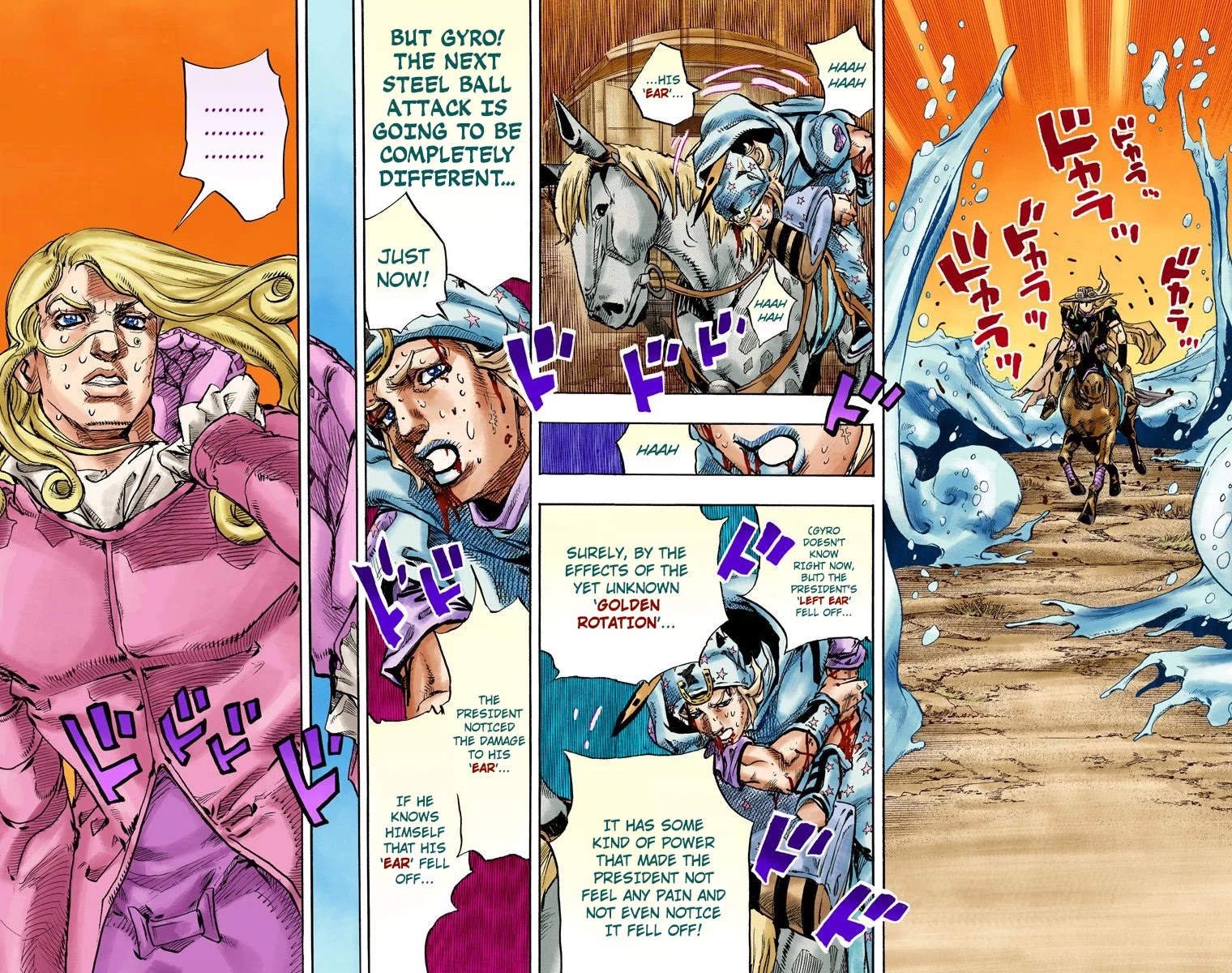 JoJo's Bizarre Adventure Part 7 - Steel Ball Run (Official Colored) Chapter 82 page 23 - Chapter 82: D4C Part 15 -Love Train-