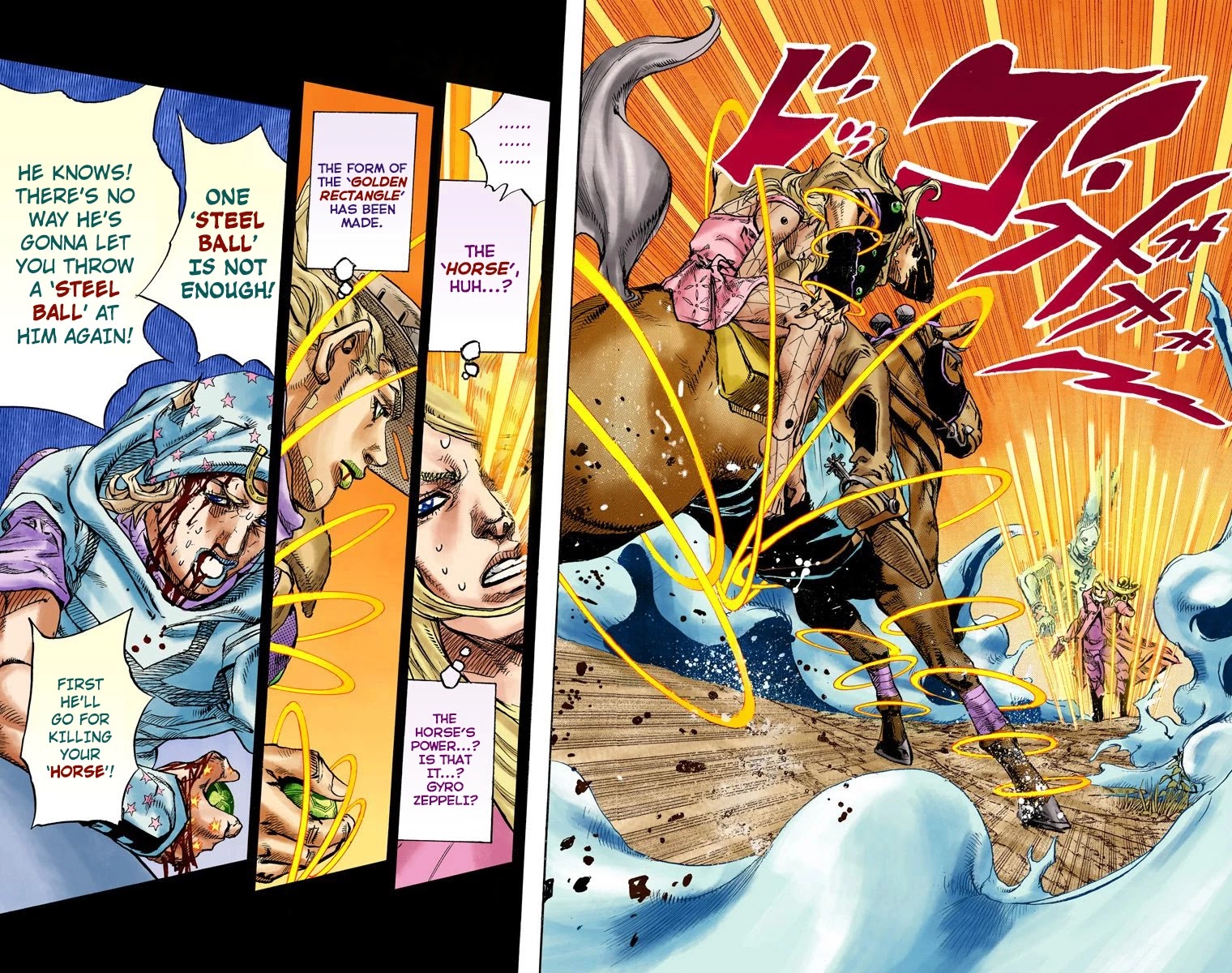 JoJo's Bizarre Adventure Part 7 - Steel Ball Run (Official Colored) Chapter 82 page 25 - Chapter 82: D4C Part 15 -Love Train-