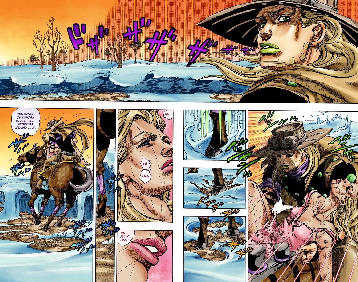 JoJo's Bizarre Adventure Part 7 - Steel Ball Run (Official Colored) Chapter 82 page 6 - Chapter 82: D4C Part 15 -Love Train-