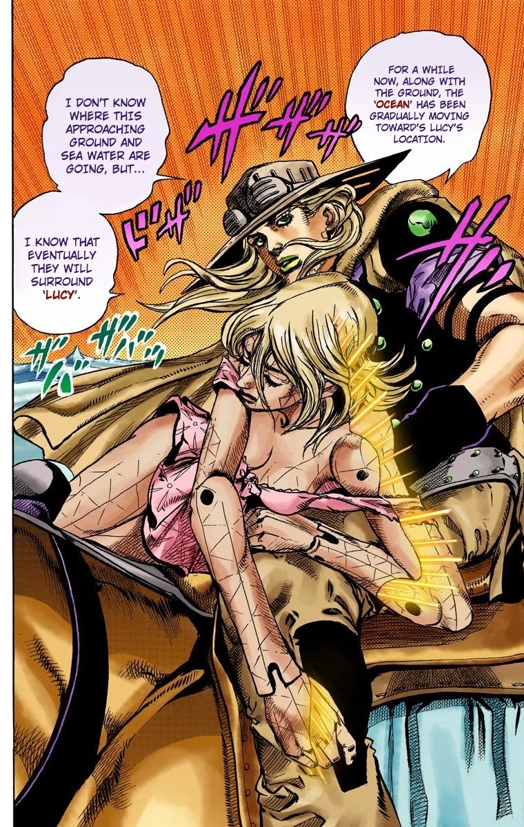 JoJo's Bizarre Adventure Part 7 - Steel Ball Run (Official Colored) Chapter 82 page 8 - Chapter 82: D4C Part 15 -Love Train-