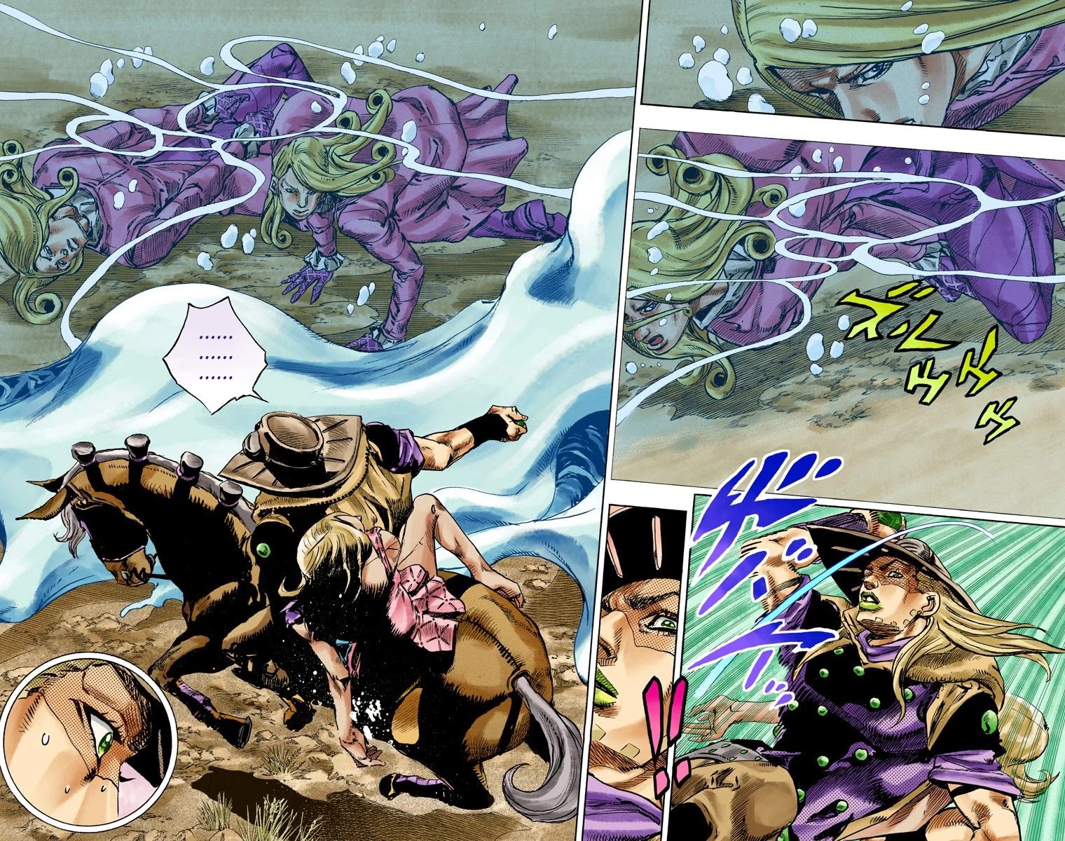 JoJo's Bizarre Adventure Part 7 - Steel Ball Run (Official Colored) Chapter 83 page 11 - Chapter 83: Ball Breaker Part 1