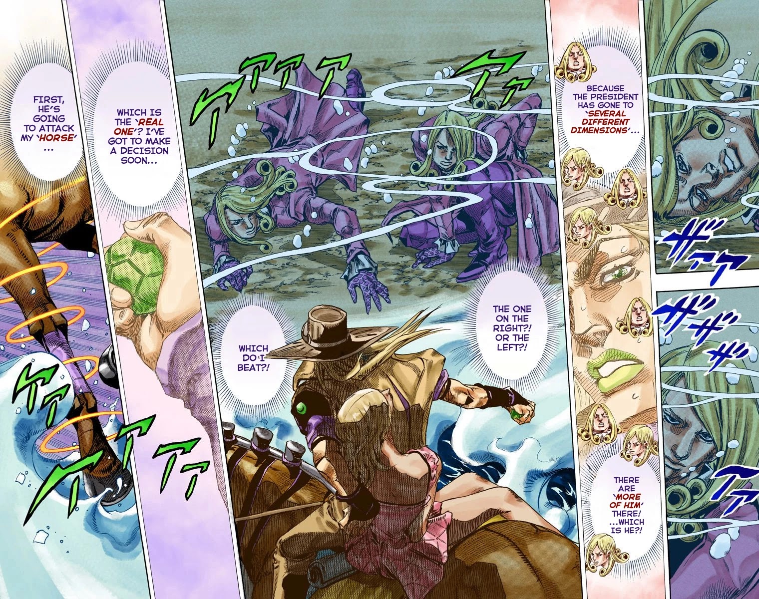 JoJo's Bizarre Adventure Part 7 - Steel Ball Run (Official Colored) Chapter 83 page 12 - Chapter 83: Ball Breaker Part 1