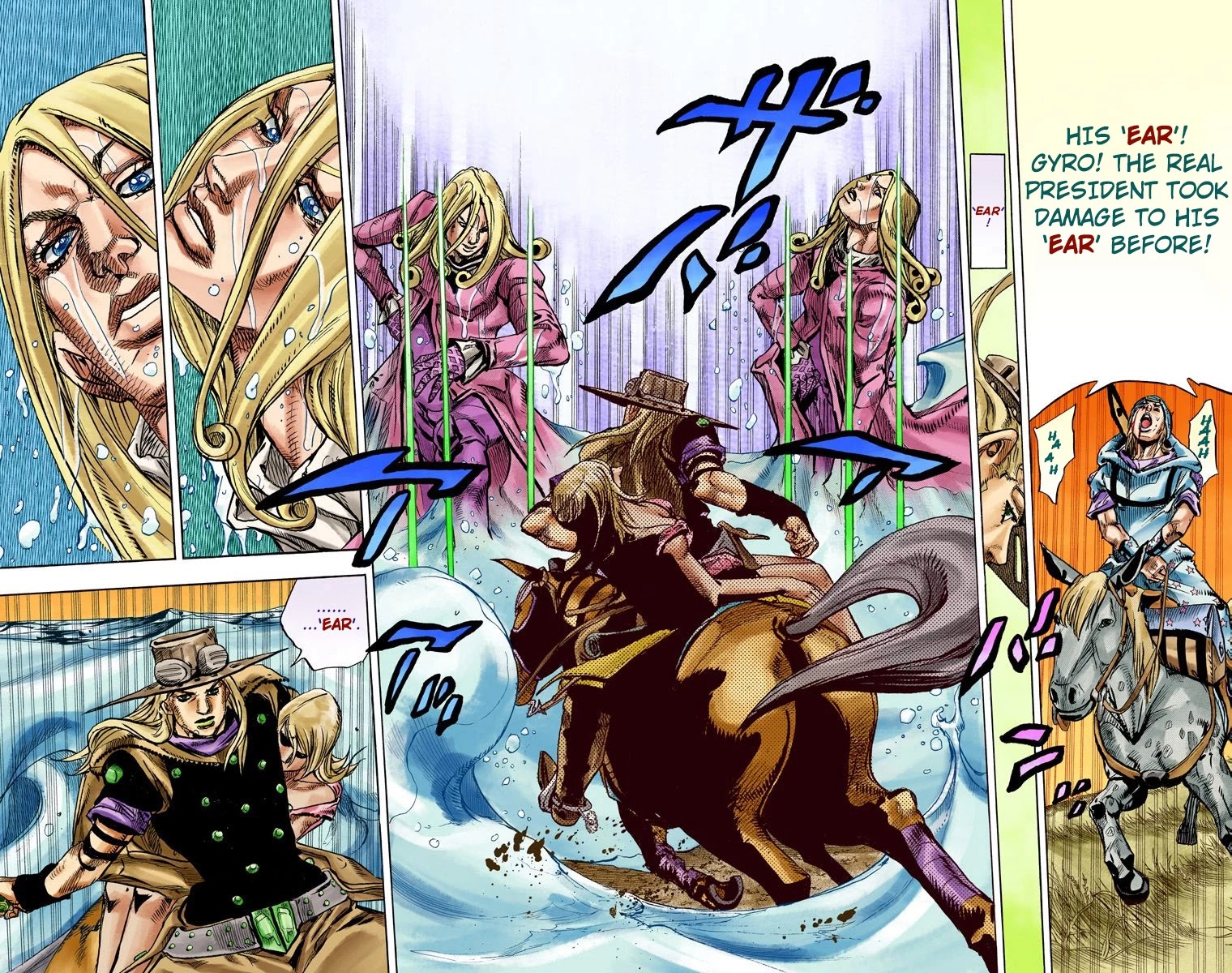 JoJo's Bizarre Adventure Part 7 - Steel Ball Run (Official Colored) Chapter 83 page 13 - Chapter 83: Ball Breaker Part 1