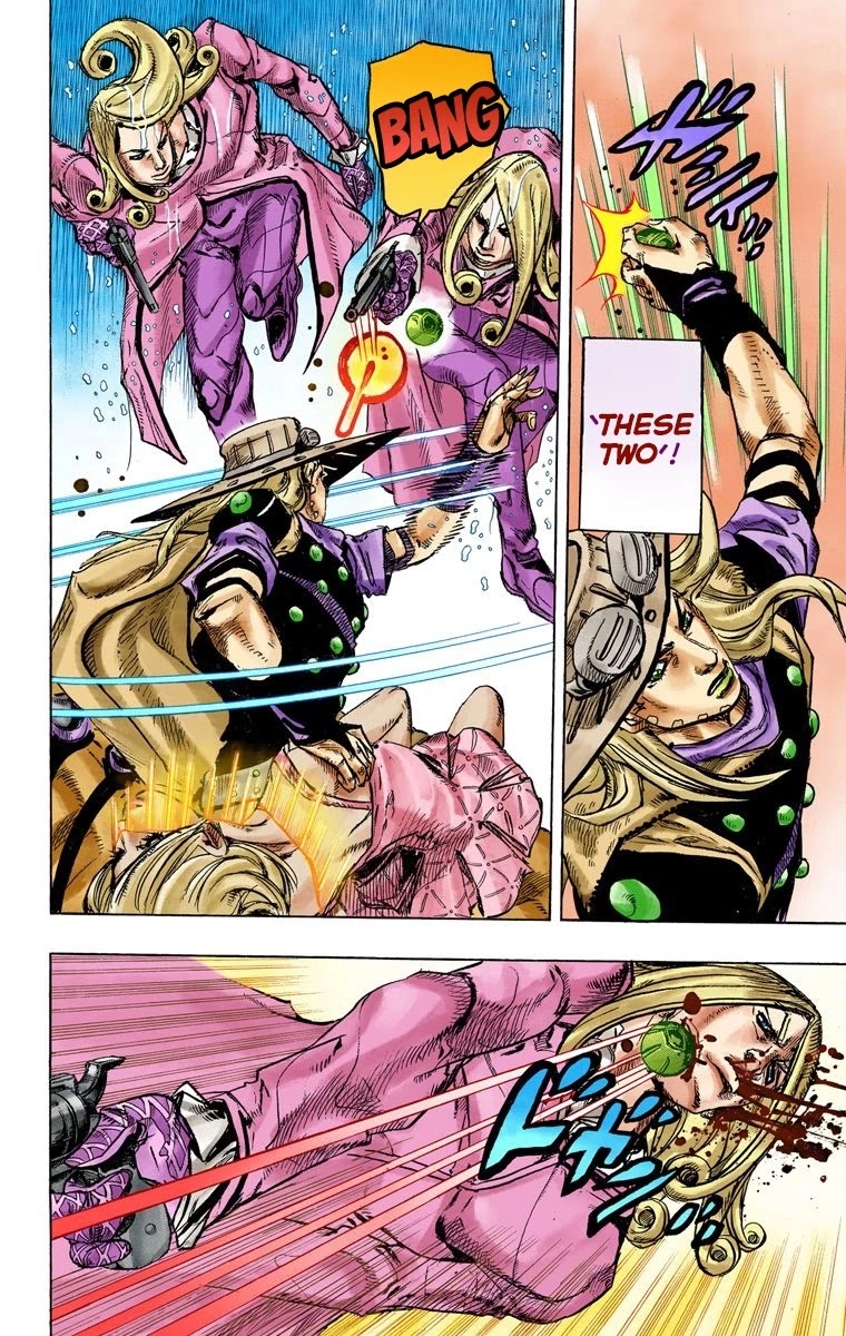 JoJo's Bizarre Adventure Part 7 - Steel Ball Run (Official Colored) Chapter 83 page 22 - Chapter 83: Ball Breaker Part 1