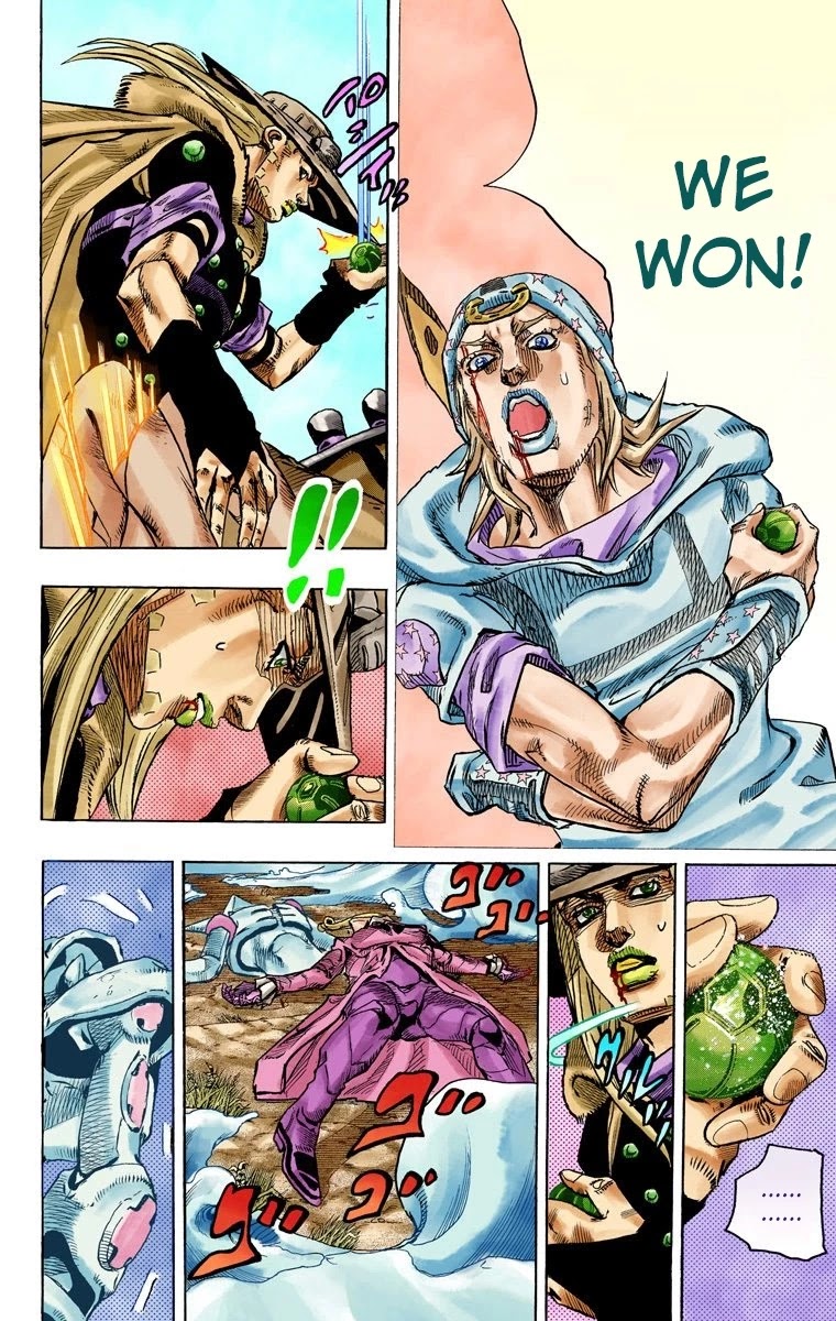 JoJo's Bizarre Adventure Part 7 - Steel Ball Run (Official Colored) Chapter 83 page 25 - Chapter 83: Ball Breaker Part 1