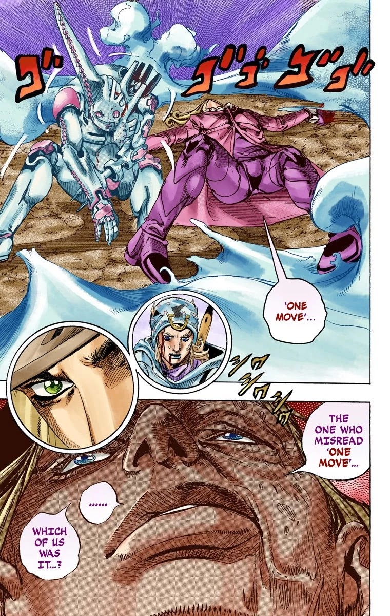 JoJo's Bizarre Adventure Part 7 - Steel Ball Run (Official Colored) Chapter 83 page 26 - Chapter 83: Ball Breaker Part 1