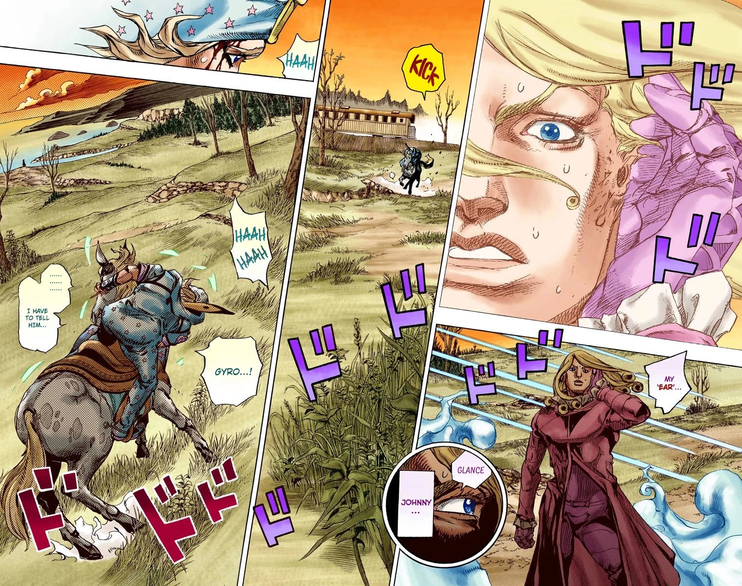 JoJo's Bizarre Adventure Part 7 - Steel Ball Run (Official Colored) Chapter 83 page 3 - Chapter 83: Ball Breaker Part 1