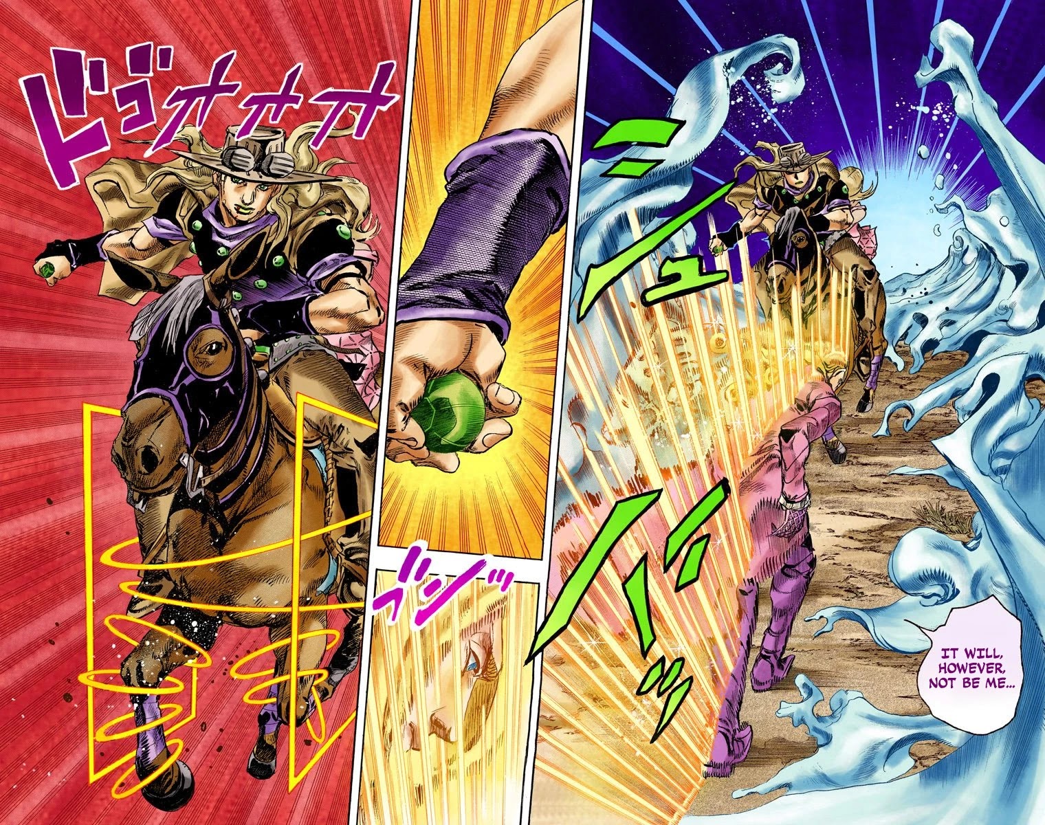 JoJo's Bizarre Adventure Part 7 - Steel Ball Run (Official Colored) Chapter 83 page 5 - Chapter 83: Ball Breaker Part 1