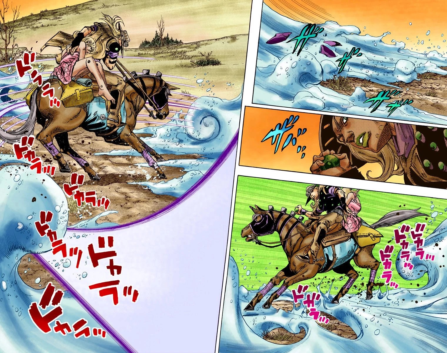 JoJo's Bizarre Adventure Part 7 - Steel Ball Run (Official Colored) Chapter 83 page 7 - Chapter 83: Ball Breaker Part 1