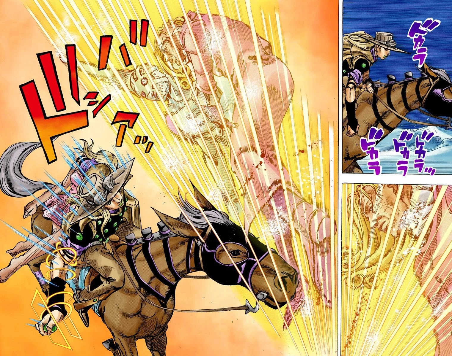 JoJo's Bizarre Adventure Part 7 - Steel Ball Run (Official Colored) Chapter 84 page 10 - Chapter 84: Ball Breaker Part 2