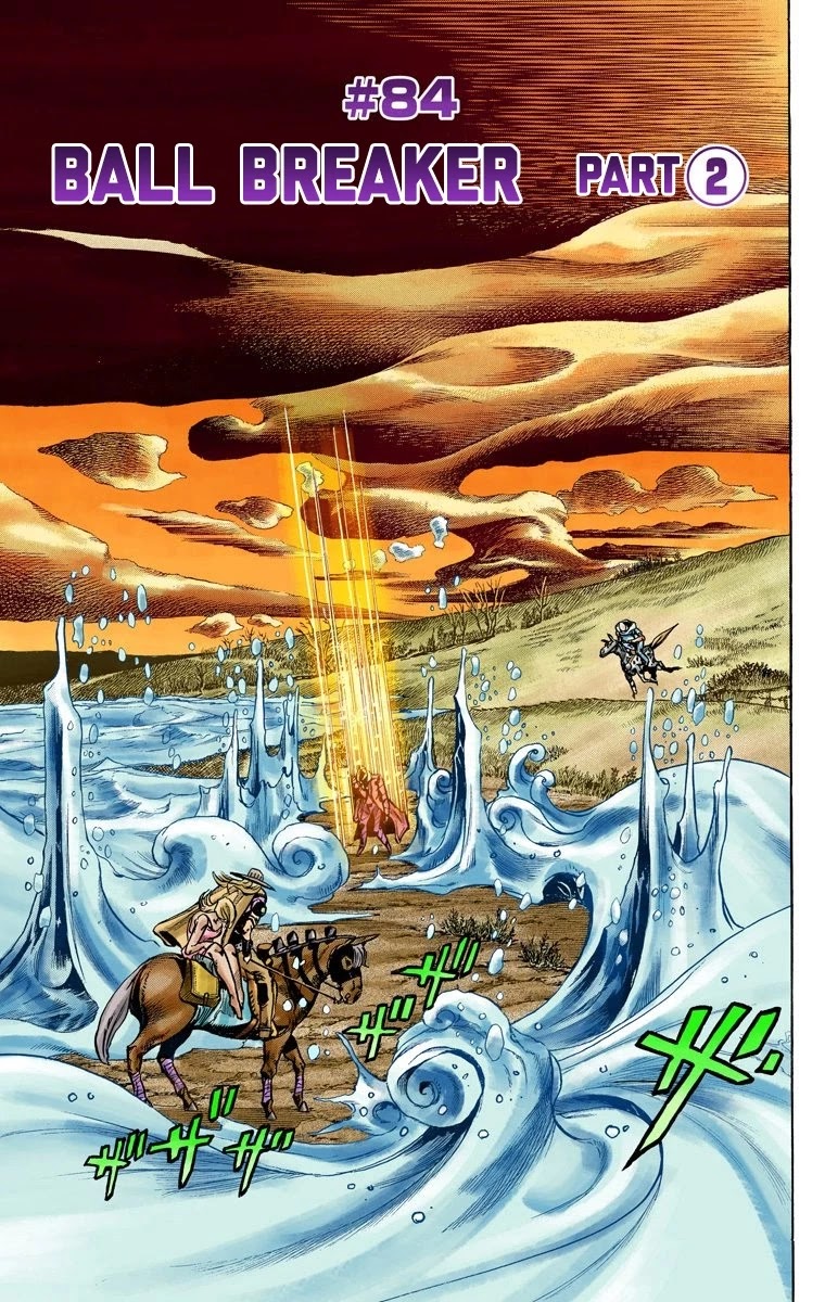 JoJo's Bizarre Adventure Part 7 - Steel Ball Run (Official Colored) Chapter 84 page 2 - Chapter 84: Ball Breaker Part 2