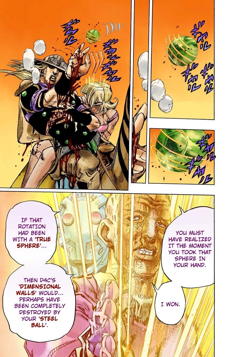 JoJo's Bizarre Adventure Part 7 - Steel Ball Run (Official Colored) Chapter 84 page 21 - Chapter 84: Ball Breaker Part 2