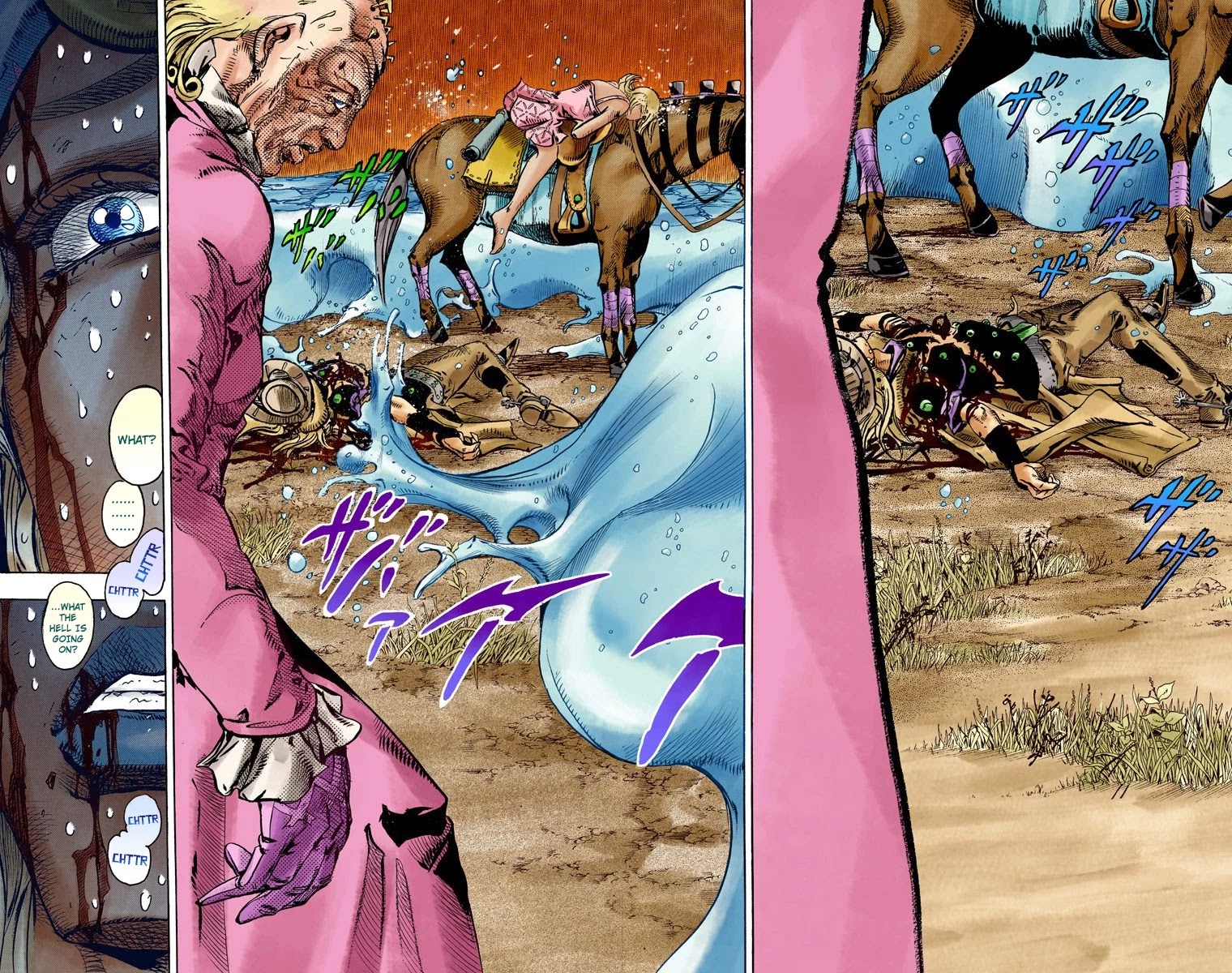 JoJo's Bizarre Adventure Part 7 - Steel Ball Run (Official Colored) Chapter 84 page 23 - Chapter 84: Ball Breaker Part 2