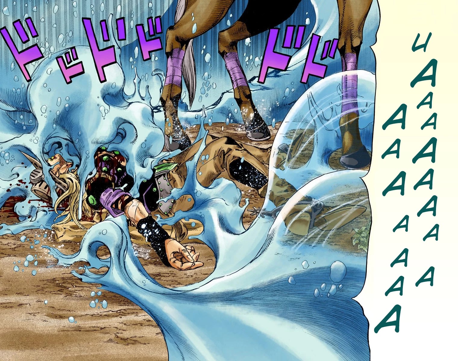 JoJo's Bizarre Adventure Part 7 - Steel Ball Run (Official Colored) Chapter 84 page 32 - Chapter 84: Ball Breaker Part 2