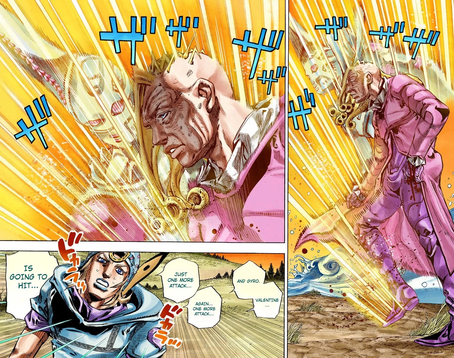 JoJo's Bizarre Adventure Part 7 - Steel Ball Run (Official Colored) Chapter 84 page 5 - Chapter 84: Ball Breaker Part 2
