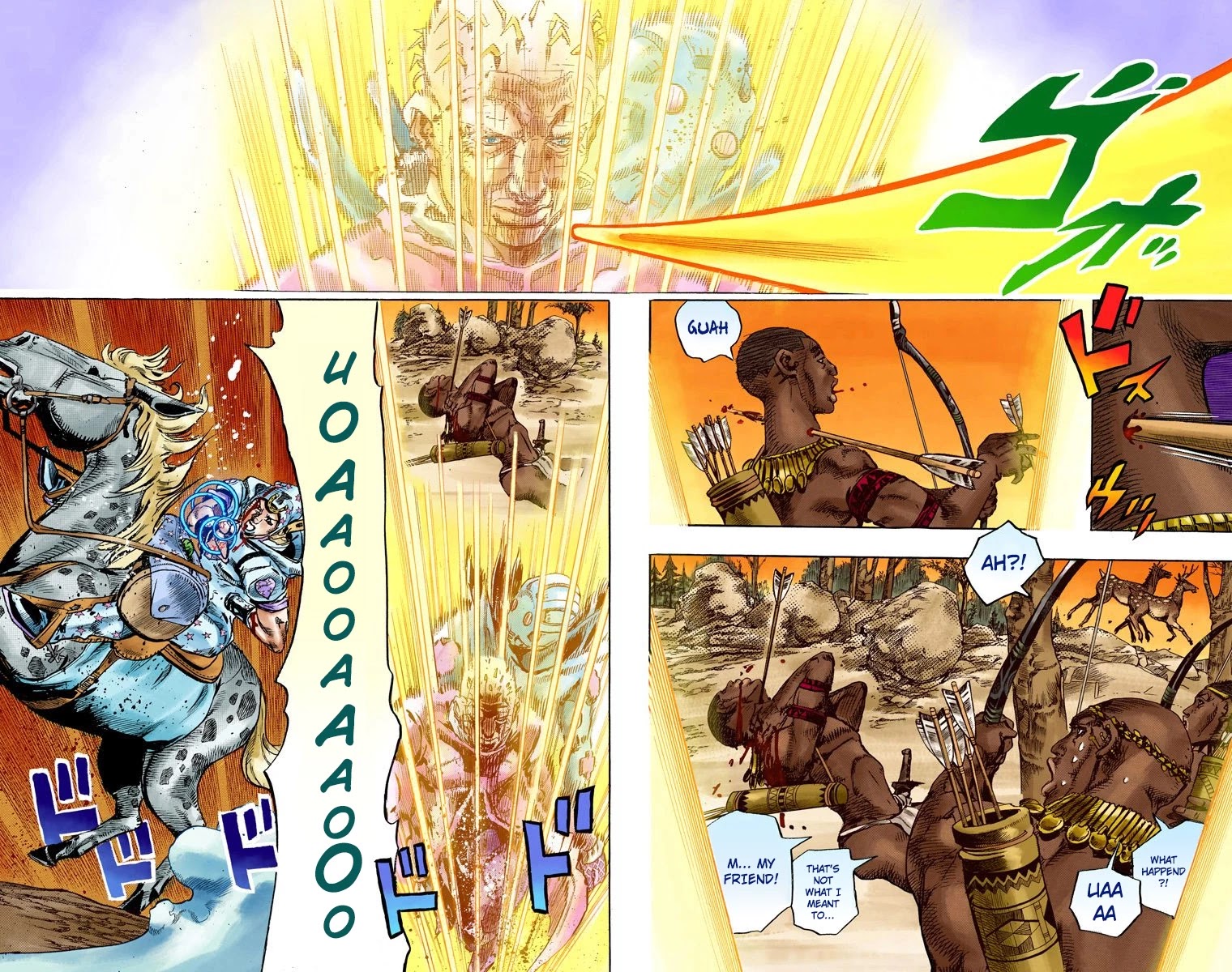 JoJo's Bizarre Adventure Part 7 - Steel Ball Run (Official Colored) Chapter 85 page 10 - Chapter 85: Ball Breaker Part 3