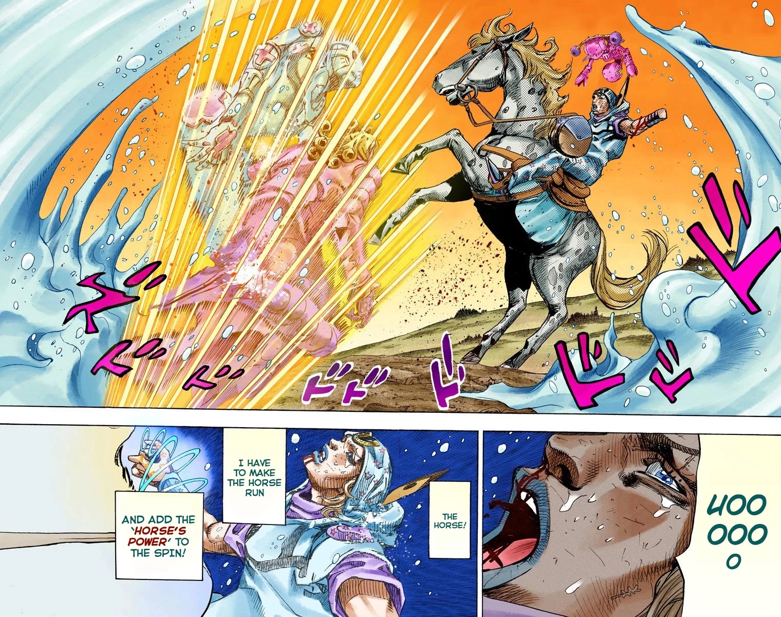 JoJo's Bizarre Adventure Part 7 - Steel Ball Run (Official Colored) Chapter 85 page 11 - Chapter 85: Ball Breaker Part 3
