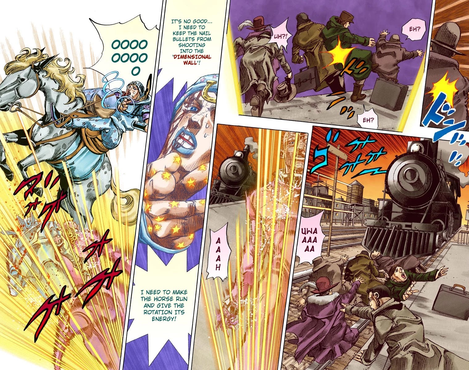 JoJo's Bizarre Adventure Part 7 - Steel Ball Run (Official Colored) Chapter 85 page 13 - Chapter 85: Ball Breaker Part 3