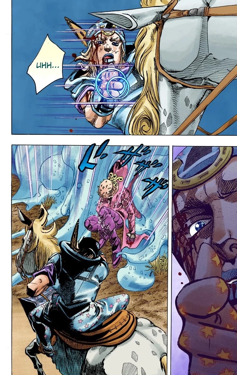JoJo's Bizarre Adventure Part 7 - Steel Ball Run (Official Colored) Chapter 85 page 15 - Chapter 85: Ball Breaker Part 3