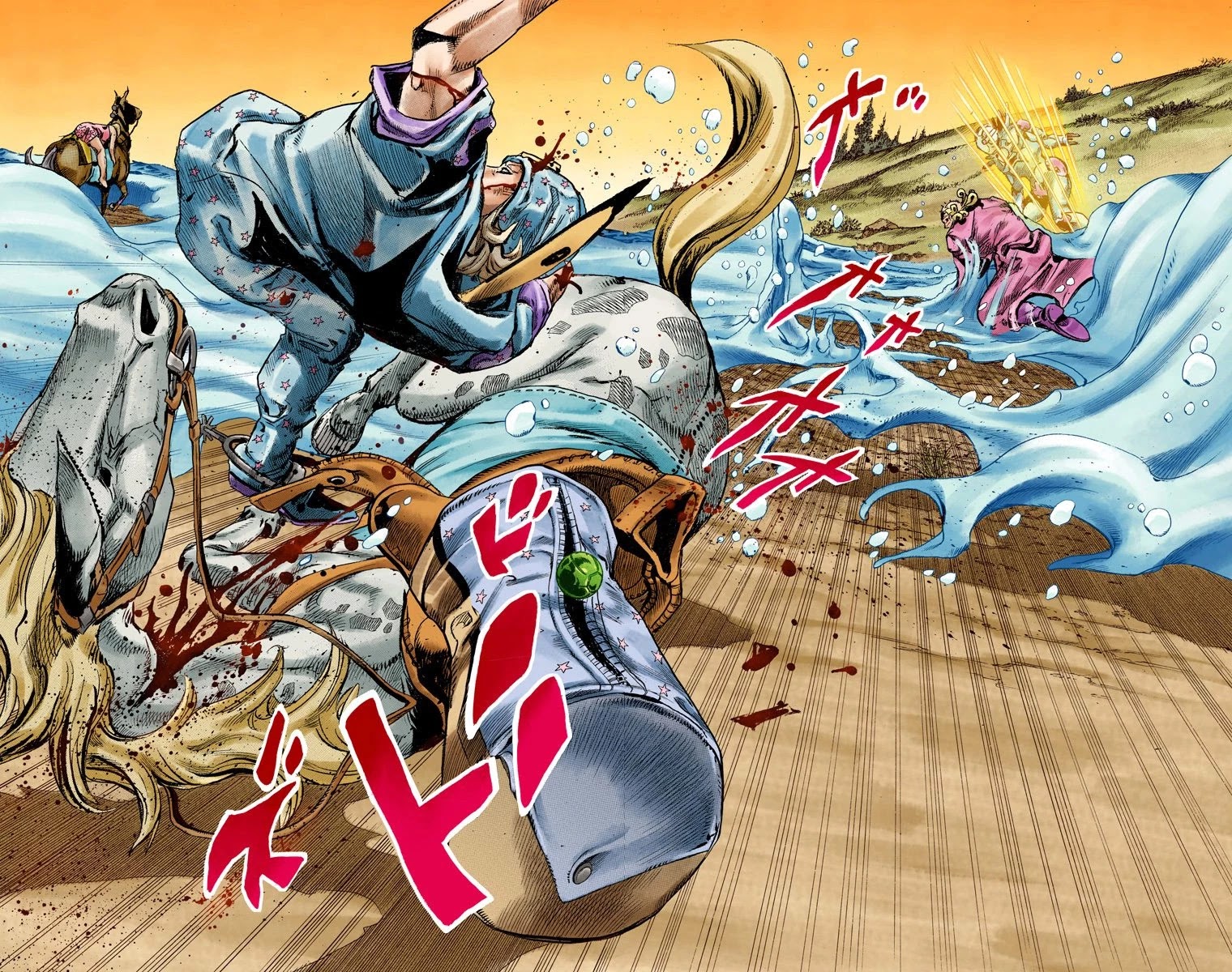 JoJo's Bizarre Adventure Part 7 - Steel Ball Run (Official Colored) Chapter 85 page 20 - Chapter 85: Ball Breaker Part 3
