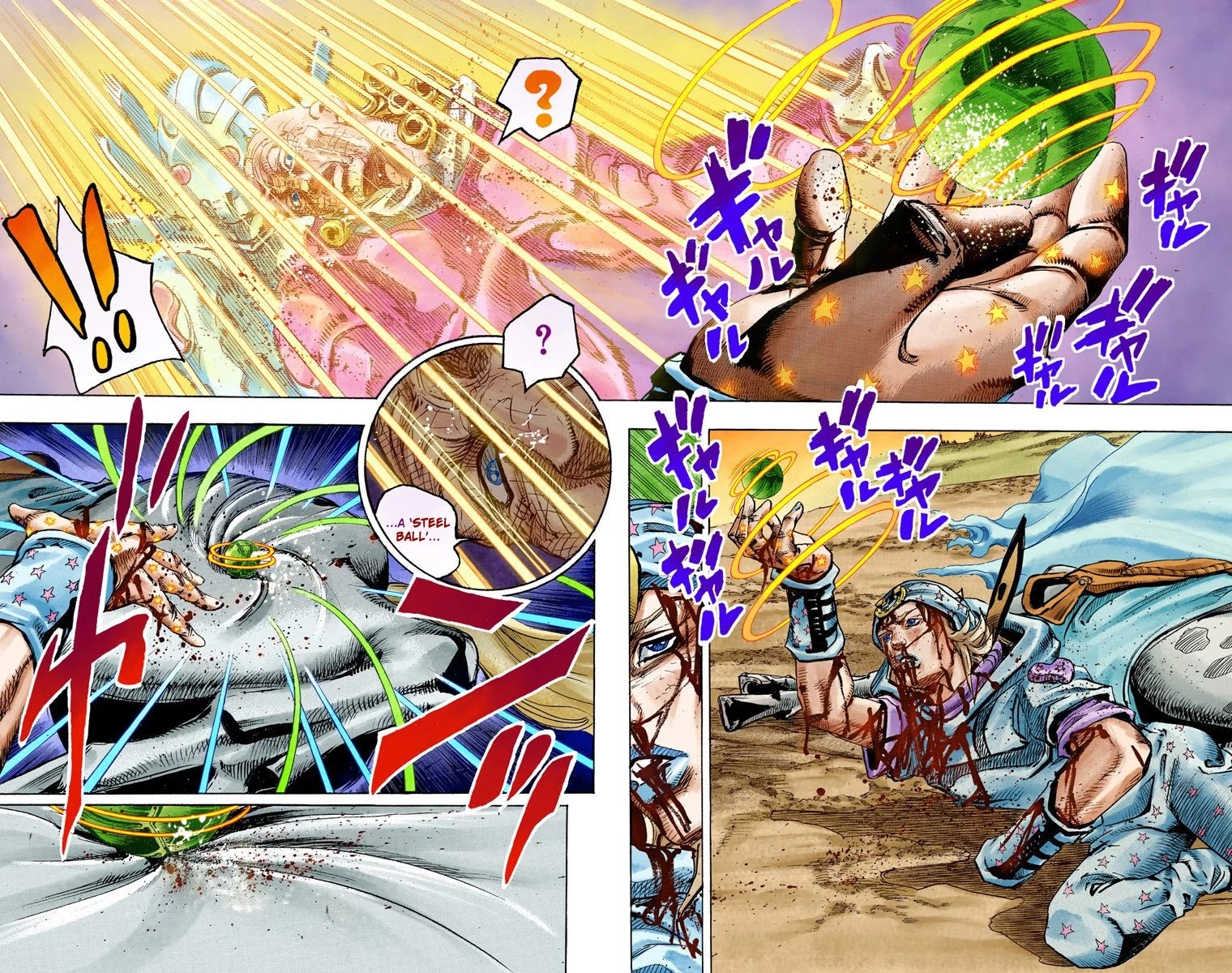 JoJo's Bizarre Adventure Part 7 - Steel Ball Run (Official Colored) Chapter 85 page 27 - Chapter 85: Ball Breaker Part 3