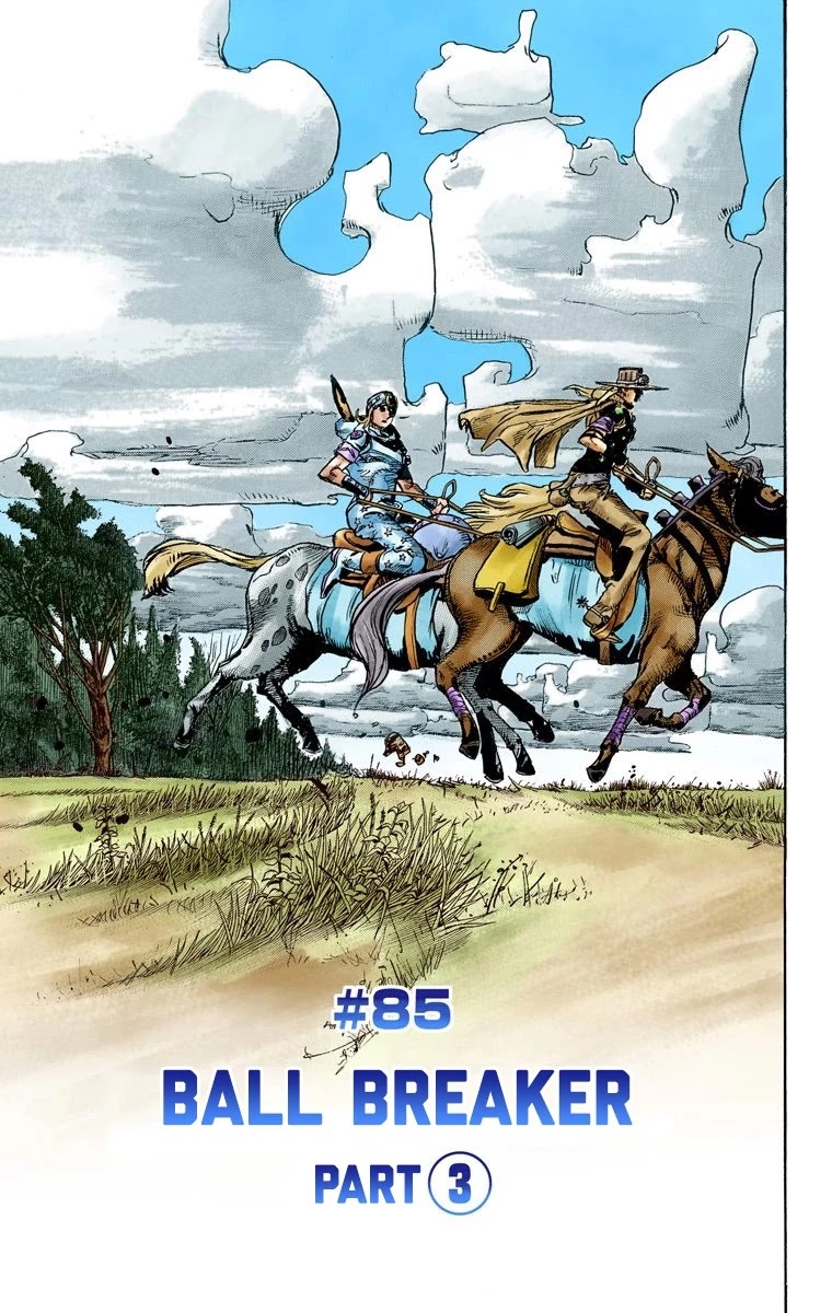 JoJo's Bizarre Adventure Part 7 - Steel Ball Run (Official Colored) Chapter 85 page 3 - Chapter 85: Ball Breaker Part 3