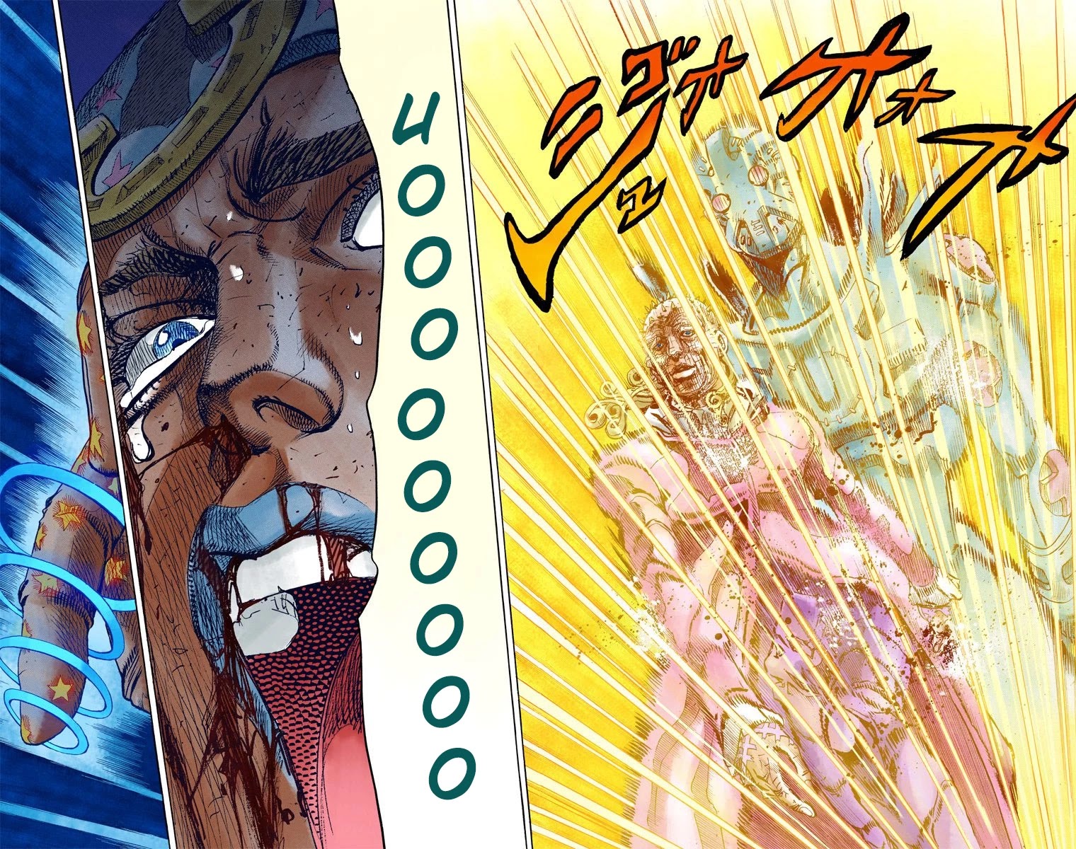 JoJo's Bizarre Adventure Part 7 - Steel Ball Run (Official Colored) Chapter 85 page 8 - Chapter 85: Ball Breaker Part 3