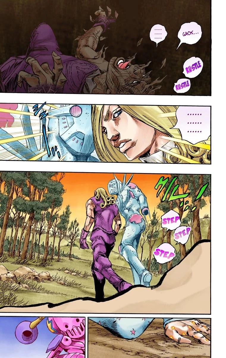 JoJo's Bizarre Adventure Part 7 - Steel Ball Run (Official Colored) Chapter 86 page 18 - Chapter 86: Ball Breaker Part 4