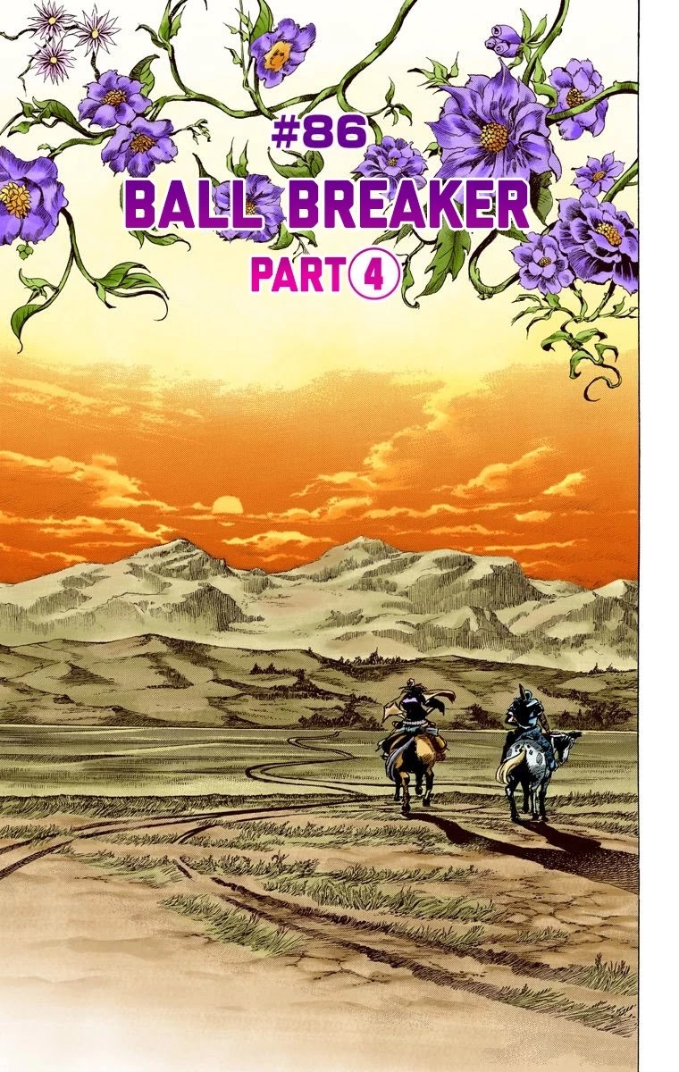JoJo's Bizarre Adventure Part 7 - Steel Ball Run (Official Colored) Chapter 86 page 2 - Chapter 86: Ball Breaker Part 4