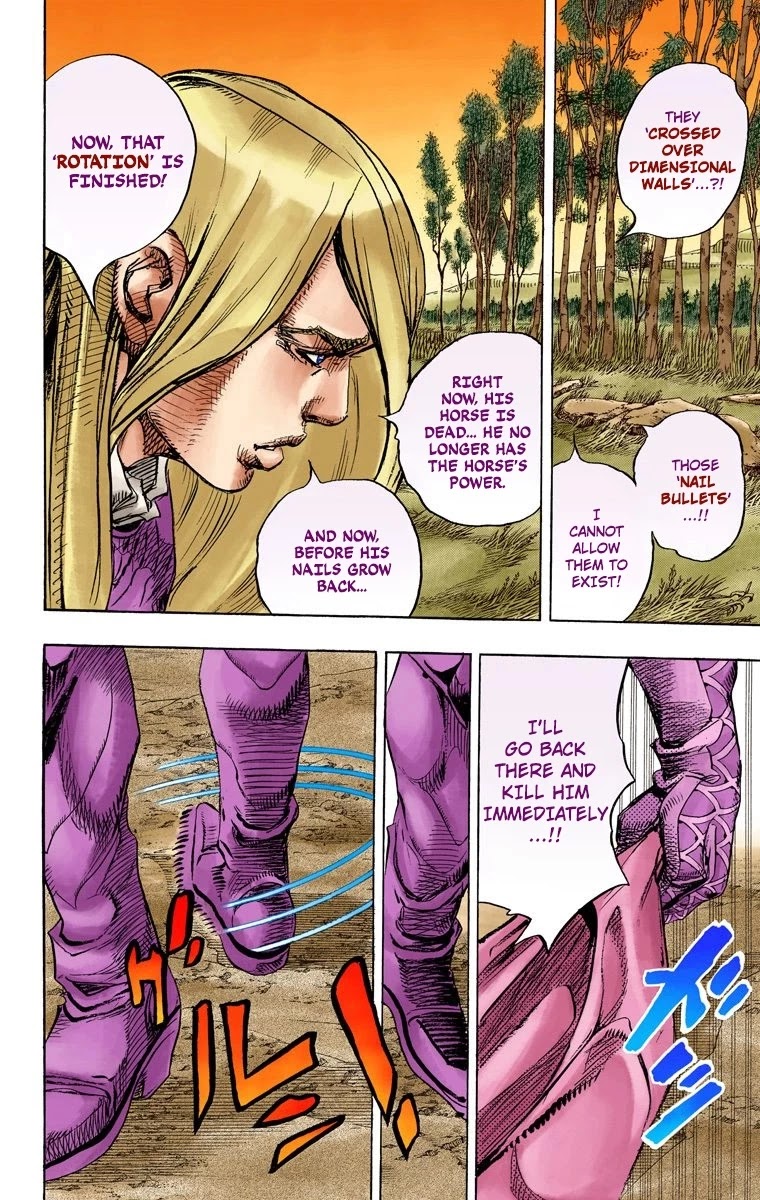JoJo's Bizarre Adventure Part 7 - Steel Ball Run (Official Colored) Chapter 86 page 20 - Chapter 86: Ball Breaker Part 4