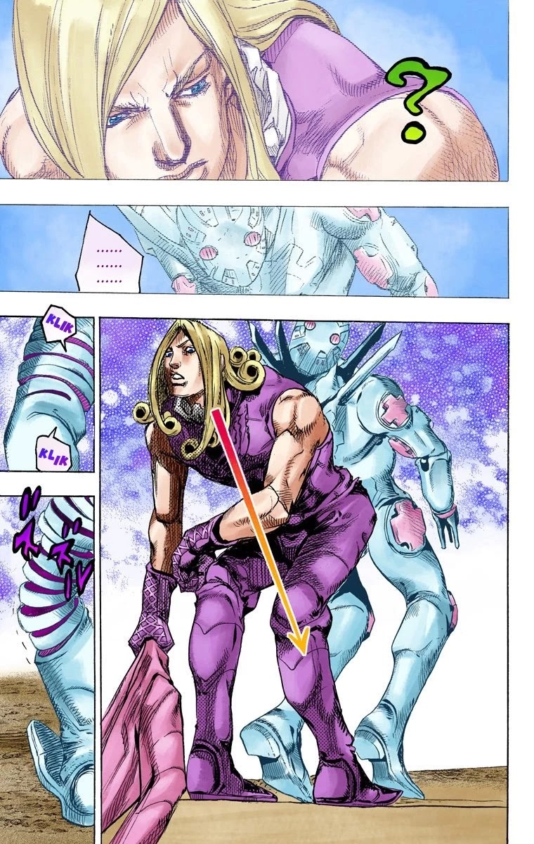 JoJo's Bizarre Adventure Part 7 - Steel Ball Run (Official Colored) Chapter 86 page 21 - Chapter 86: Ball Breaker Part 4