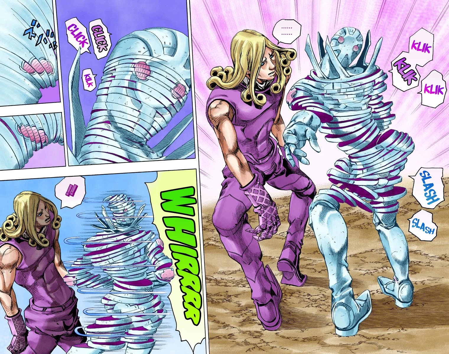 JoJo's Bizarre Adventure Part 7 - Steel Ball Run (Official Colored) Chapter 86 page 22 - Chapter 86: Ball Breaker Part 4