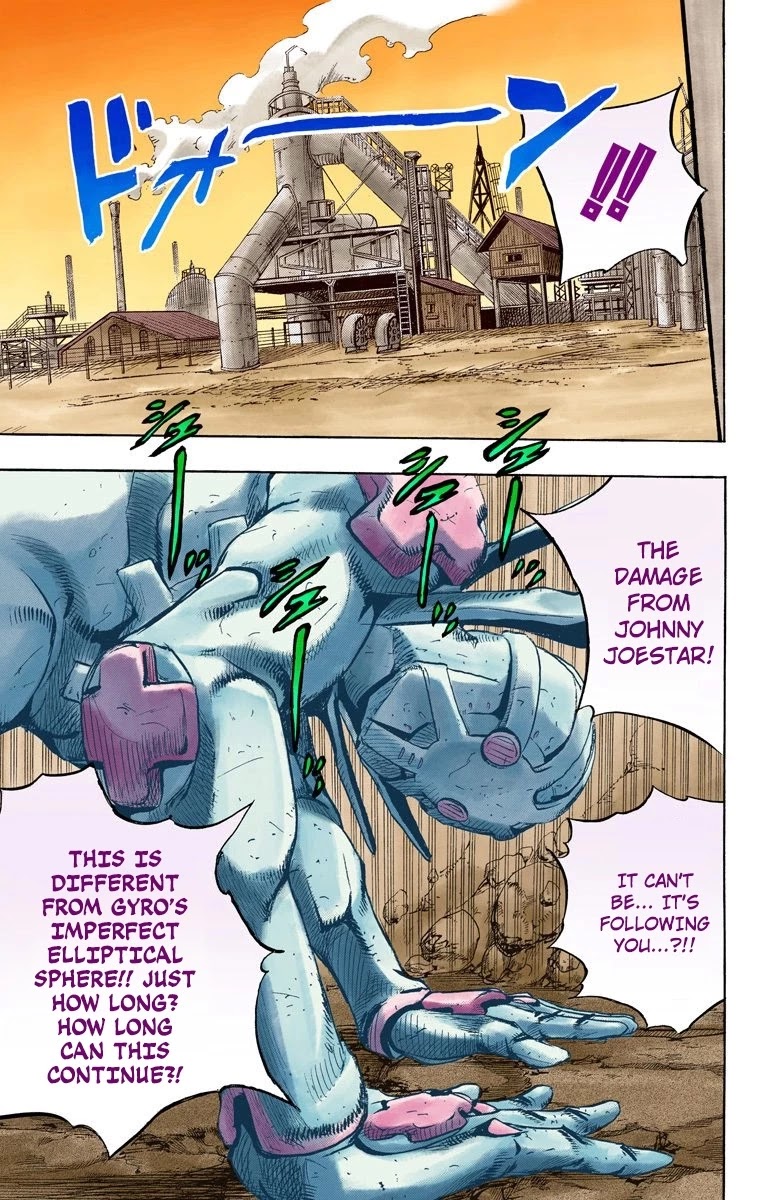 JoJo's Bizarre Adventure Part 7 - Steel Ball Run (Official Colored) Chapter 86 page 33 - Chapter 86: Ball Breaker Part 4