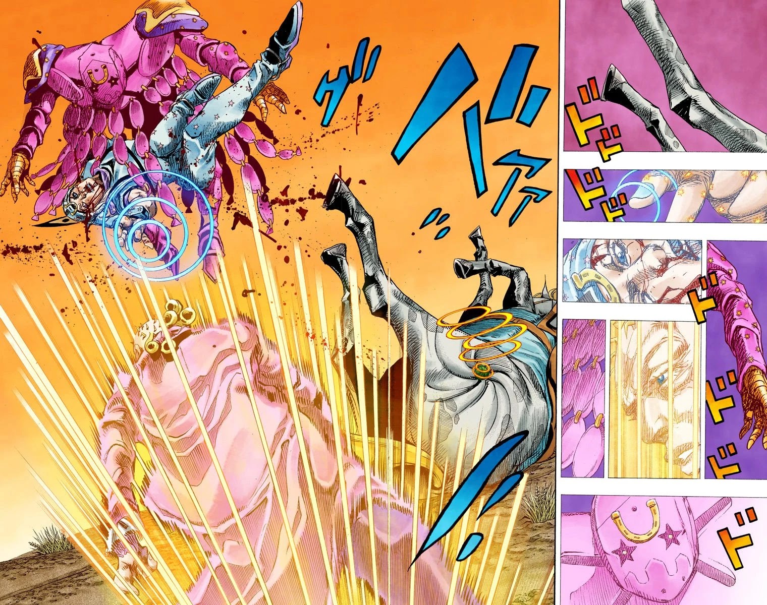 JoJo's Bizarre Adventure Part 7 - Steel Ball Run (Official Colored) Chapter 86 page 4 - Chapter 86: Ball Breaker Part 4