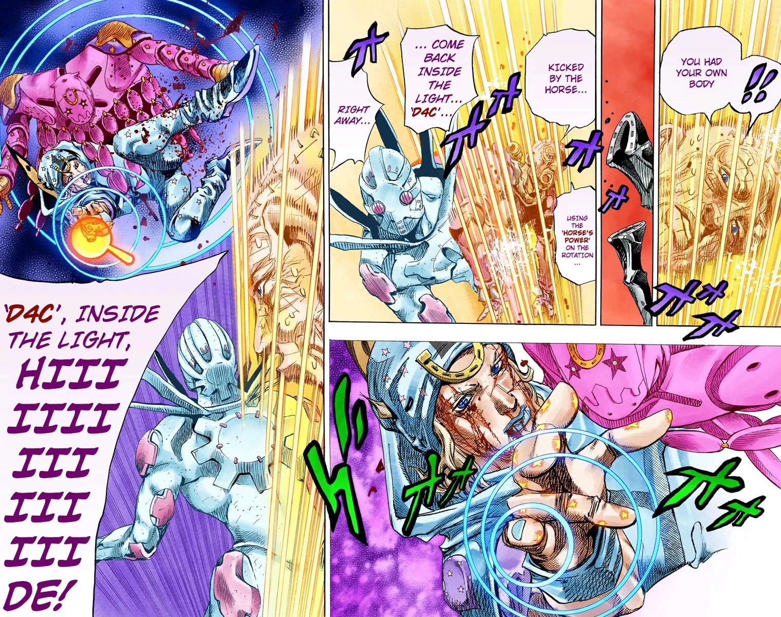 JoJo's Bizarre Adventure Part 7 - Steel Ball Run (Official Colored) Chapter 86 page 5 - Chapter 86: Ball Breaker Part 4