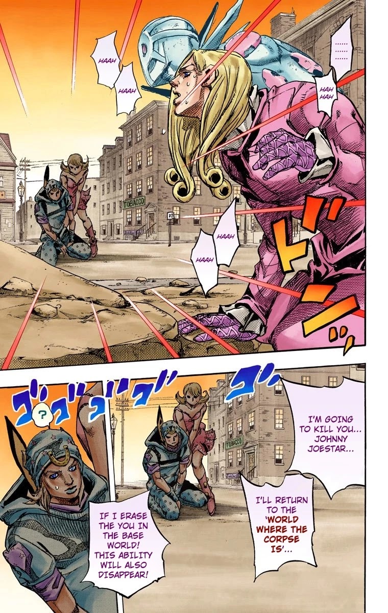 JoJo's Bizarre Adventure Part 7 - Steel Ball Run (Official Colored) Chapter 87 page 12 - Chapter 87: Ball Breaker Part 5