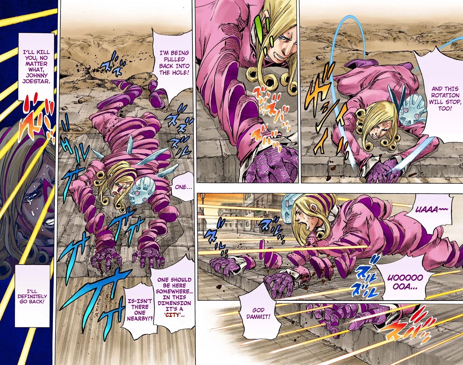 JoJo's Bizarre Adventure Part 7 - Steel Ball Run (Official Colored) Chapter 87 page 13 - Chapter 87: Ball Breaker Part 5
