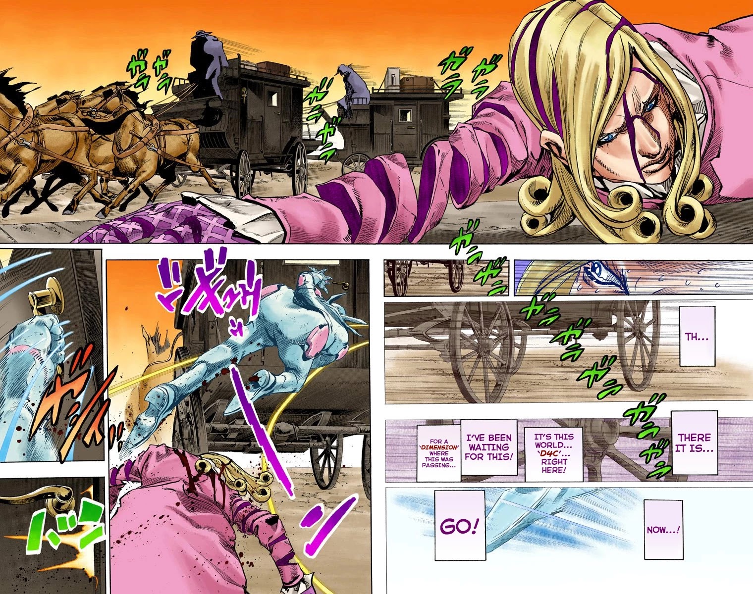 JoJo's Bizarre Adventure Part 7 - Steel Ball Run (Official Colored) Chapter 87 page 14 - Chapter 87: Ball Breaker Part 5