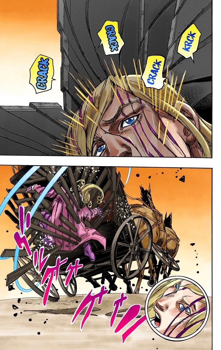 JoJo's Bizarre Adventure Part 7 - Steel Ball Run (Official Colored) Chapter 87 page 17 - Chapter 87: Ball Breaker Part 5