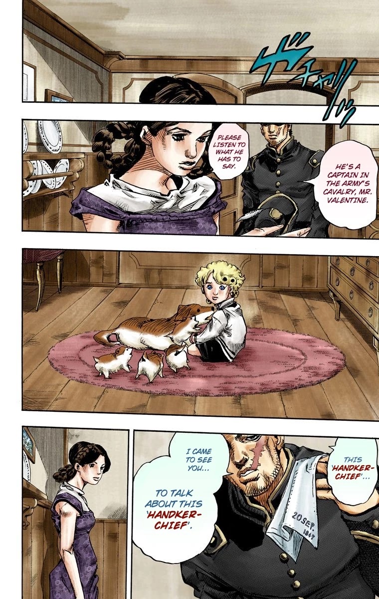 JoJo's Bizarre Adventure Part 7 - Steel Ball Run (Official Colored) Chapter 87 page 21 - Chapter 87: Ball Breaker Part 5