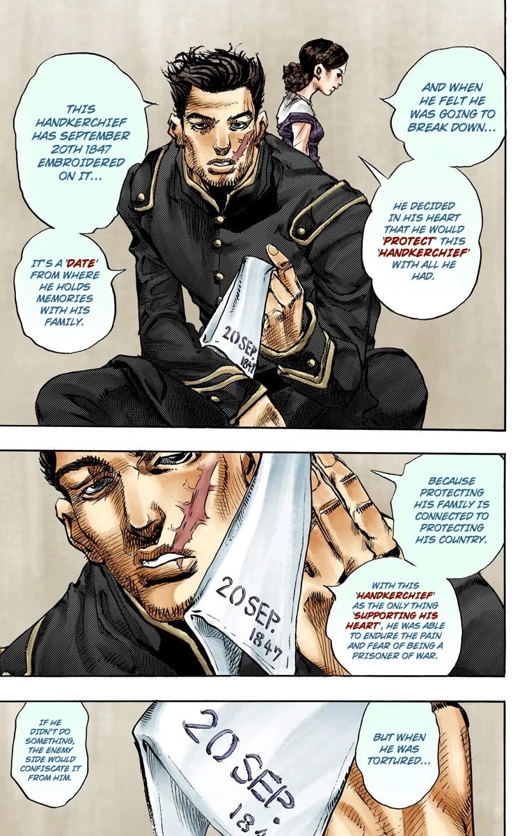 JoJo's Bizarre Adventure Part 7 - Steel Ball Run (Official Colored) Chapter 87 page 24 - Chapter 87: Ball Breaker Part 5
